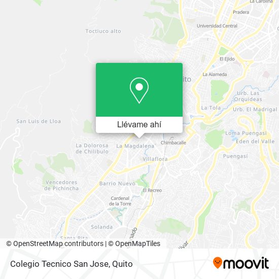 Mapa de Colegio Tecnico San Jose