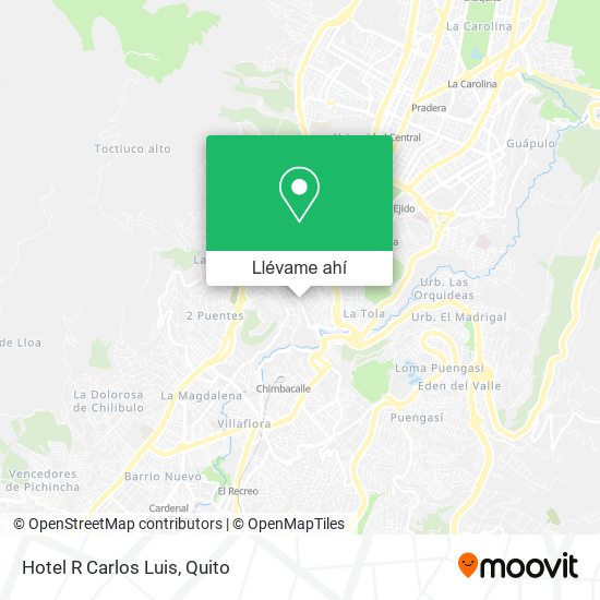 Mapa de Hotel R Carlos Luis