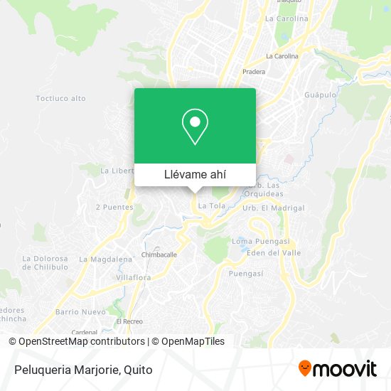 Mapa de Peluqueria Marjorie