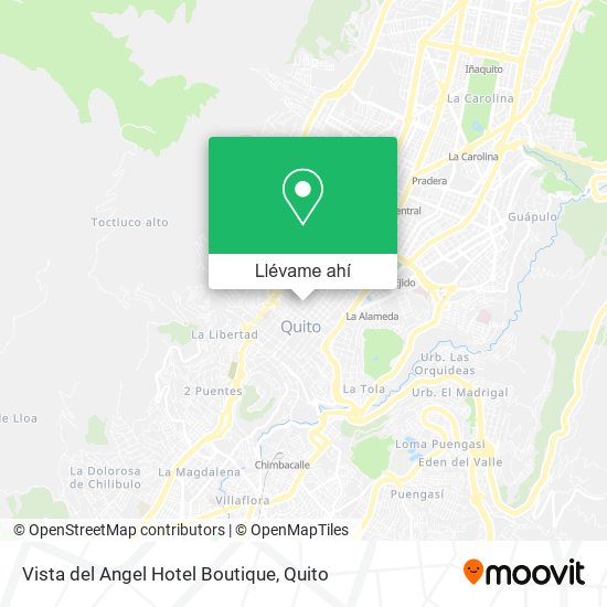 Mapa de Vista del Angel Hotel Boutique