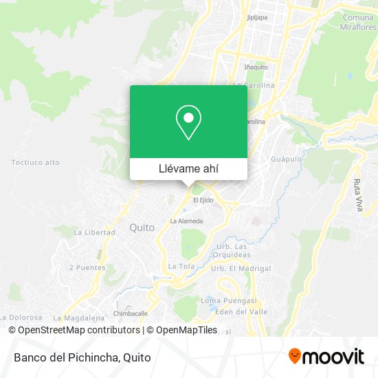 Mapa de Banco del Pichincha