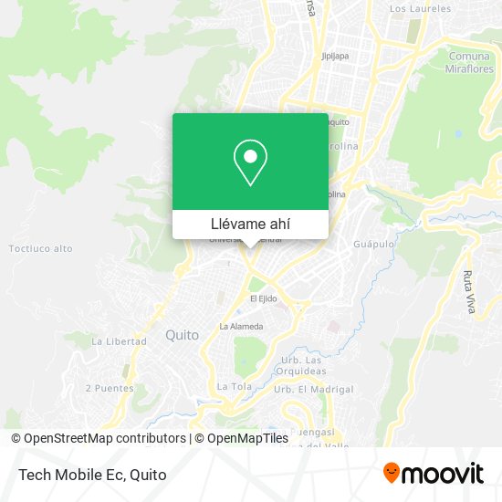 Mapa de Tech Mobile Ec