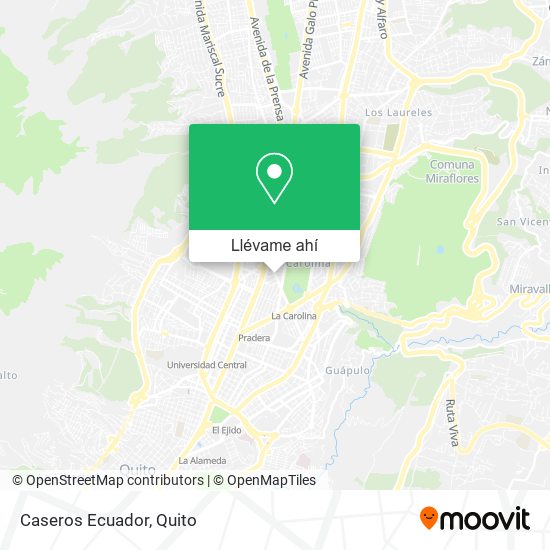 Mapa de Caseros Ecuador