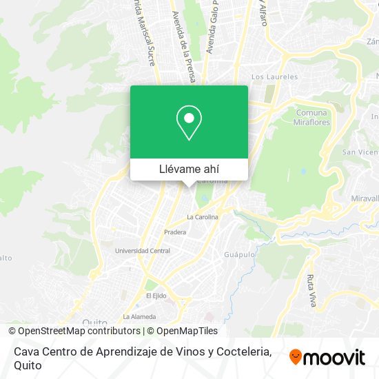 Mapa de Cava Centro de Aprendizaje de Vinos y Cocteleria