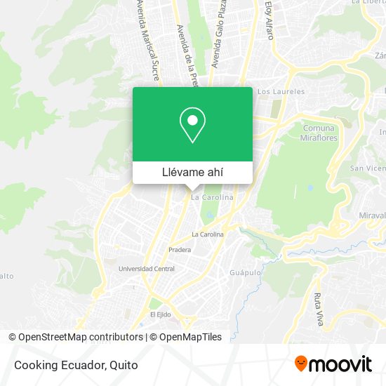 Mapa de Cooking Ecuador