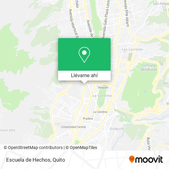 Mapa de Escuela de Hechos