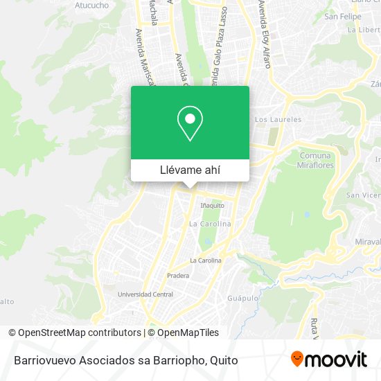 Mapa de Barriovuevo Asociados sa Barriopho