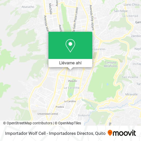 Mapa de Importador Wolf Cell - Importadores Directos