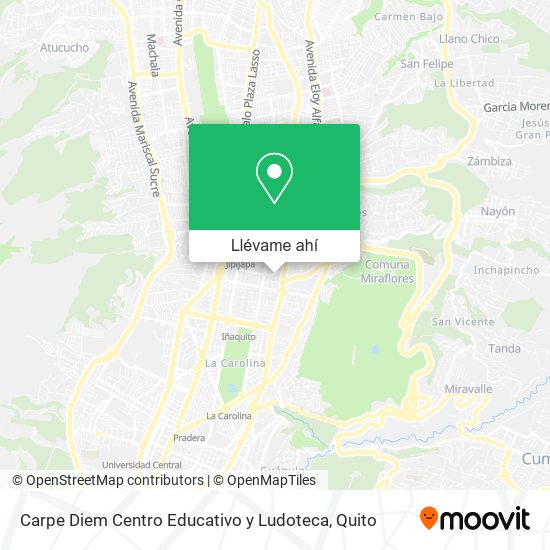 Mapa de Carpe Diem Centro Educativo y Ludoteca