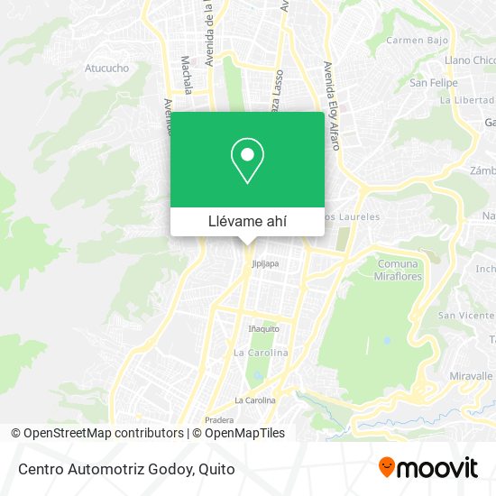 Mapa de Centro Automotriz Godoy
