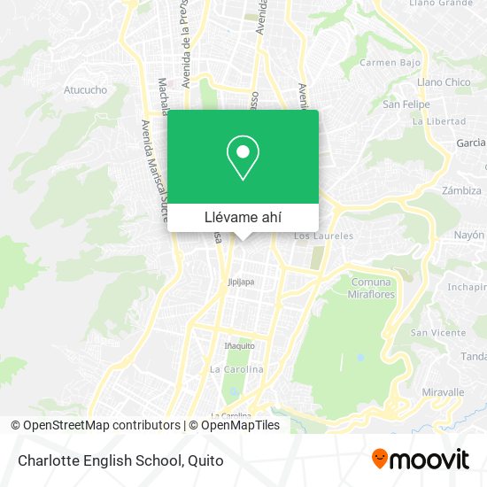 Mapa de Charlotte English School