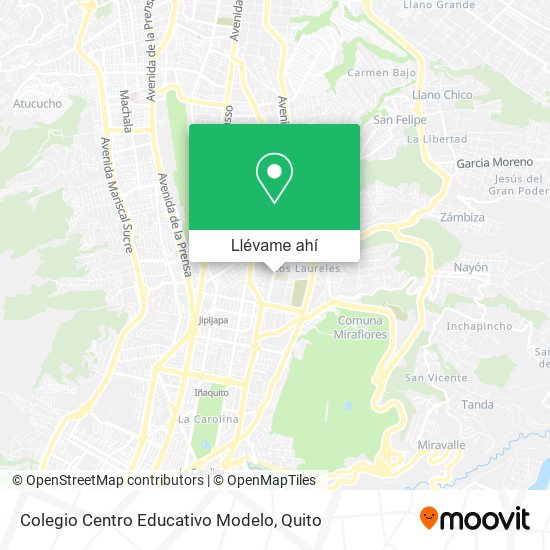 Mapa de Colegio Centro Educativo Modelo