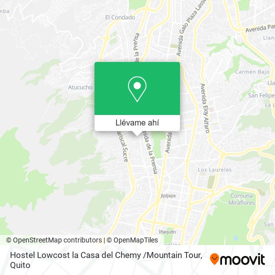 Mapa de Hostel Lowcost la Casa del Chemy /Mountain Tour