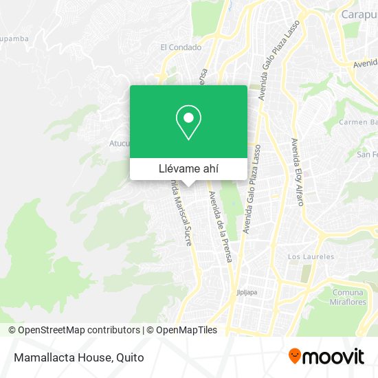Mapa de Mamallacta House