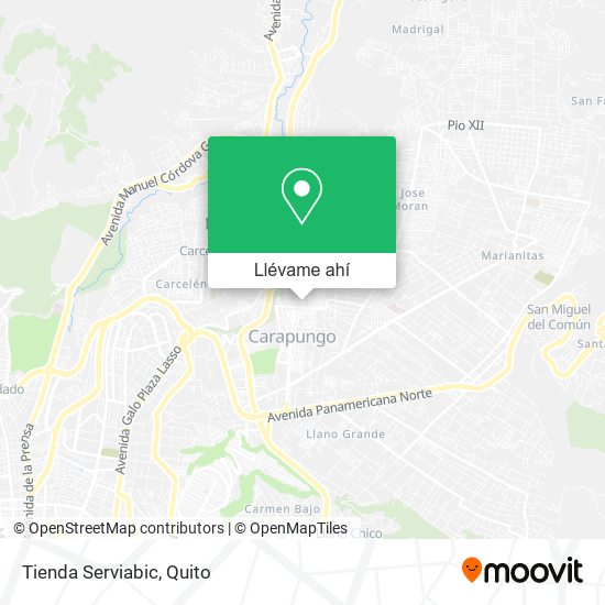 Mapa de Tienda Serviabic