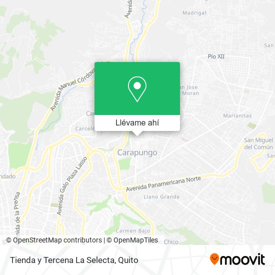 Mapa de Tienda y Tercena La Selecta