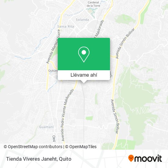 Mapa de Tienda Víveres Janeht