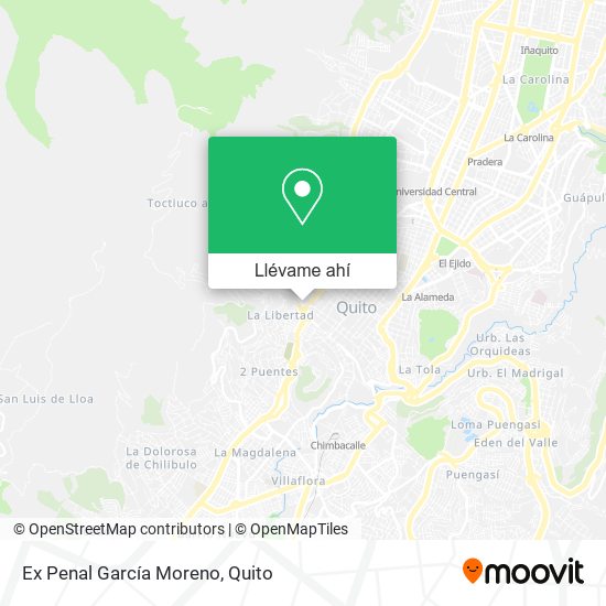 Mapa de Ex Penal García Moreno