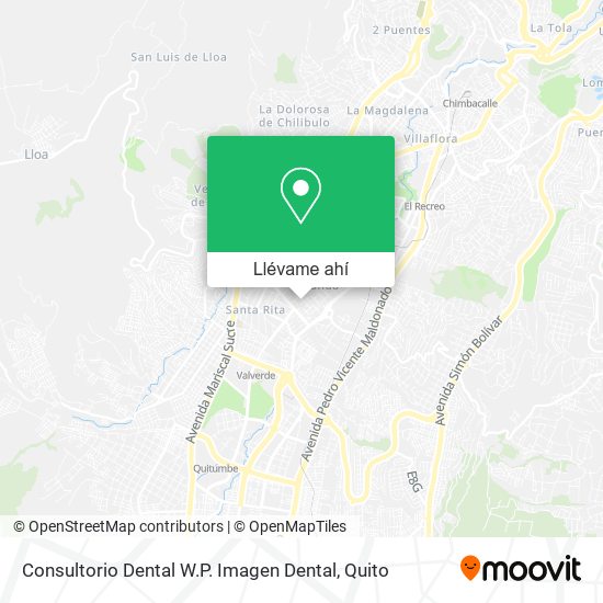 Mapa de Consultorio Dental W.P. Imagen Dental