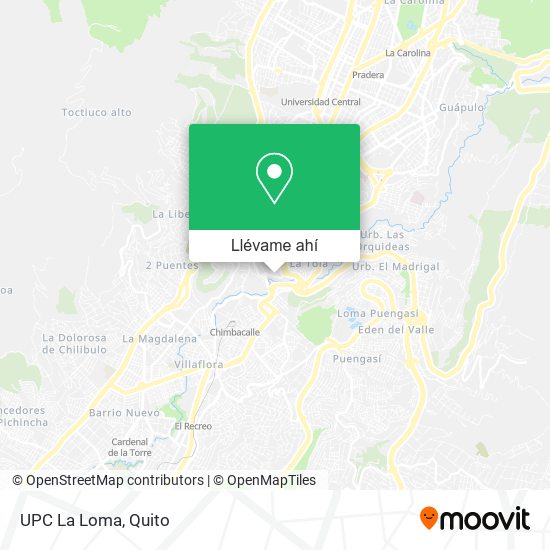 Mapa de UPC La Loma