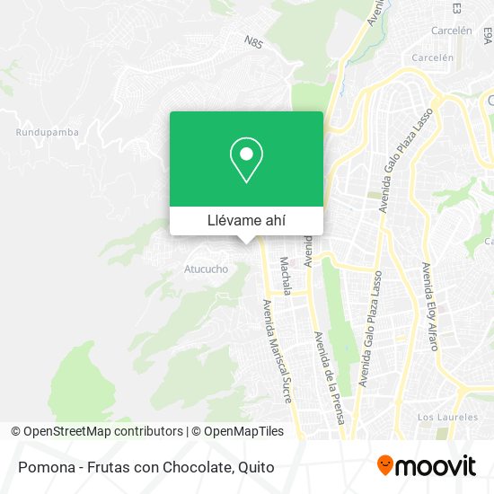 Mapa de Pomona - Frutas con Chocolate