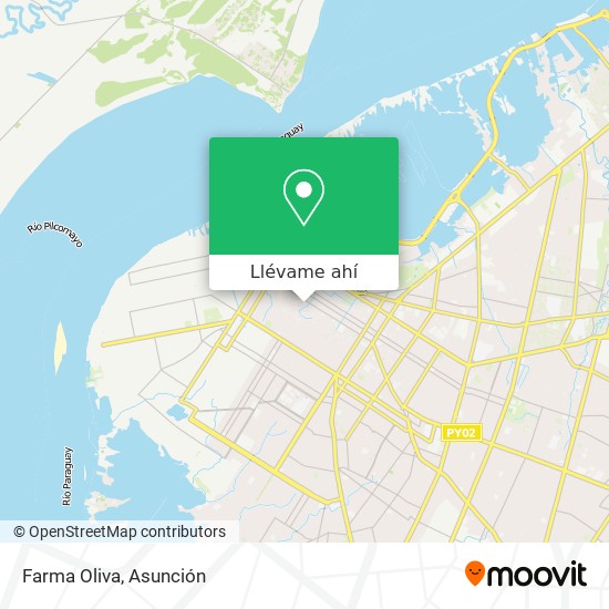 Mapa de Farma Oliva