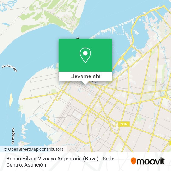 Mapa de Banco Bilvao Vizcaya Argentaria (Bbva) - Sede Centro