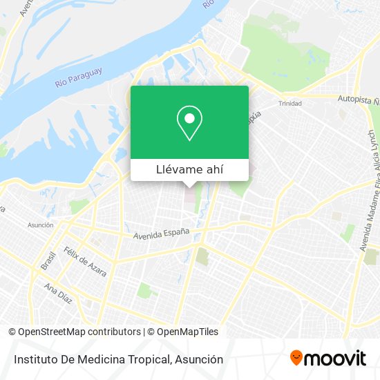 Mapa de Instituto De Medicina Tropical