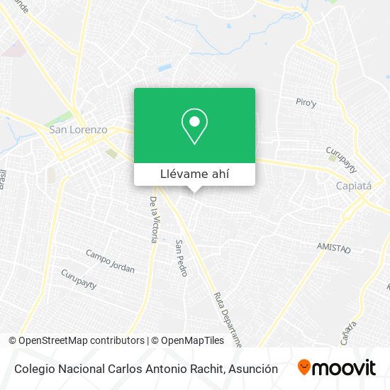 Mapa de Colegio Nacional Carlos Antonio Rachit