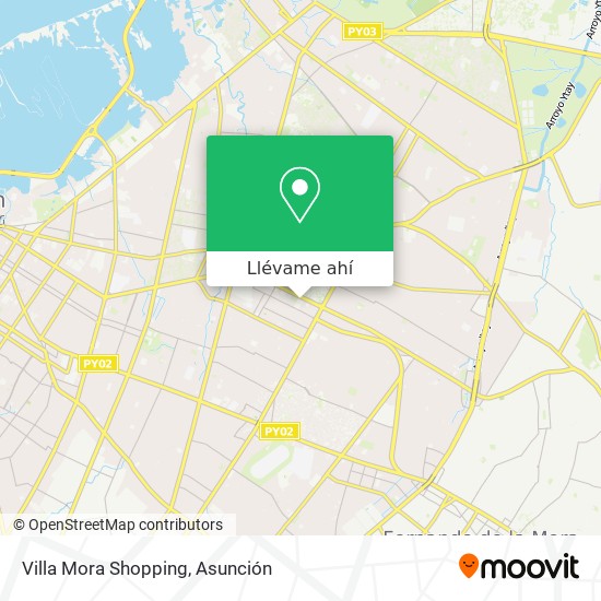 Mapa de Villa Mora Shopping