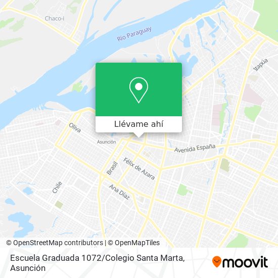 Mapa de Escuela Graduada 1072 / Colegio Santa Marta