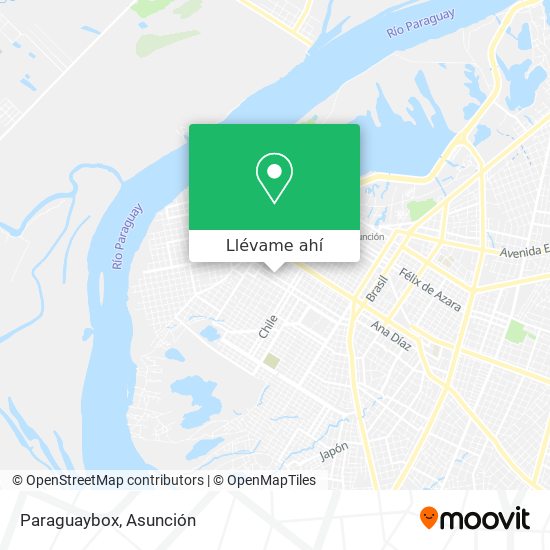 Mapa de Paraguaybox