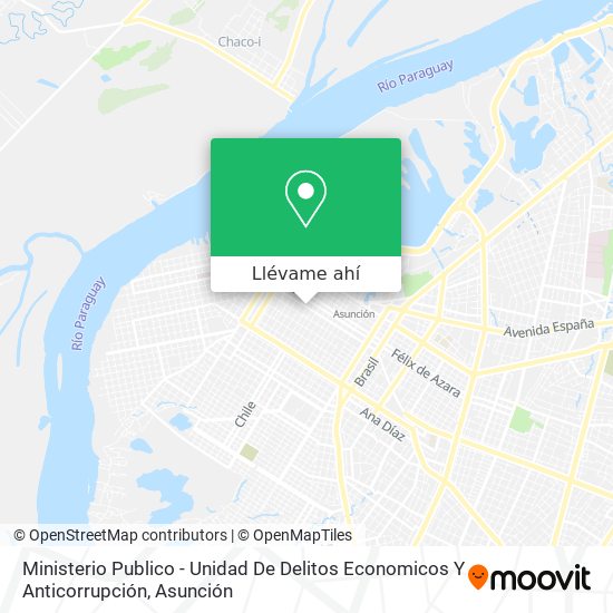 Mapa de Ministerio Publico - Unidad De Delitos Economicos Y Anticorrupción