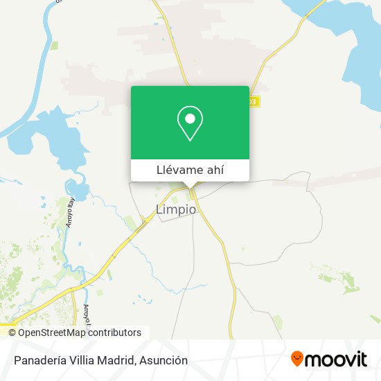 Mapa de Panadería Villia Madrid