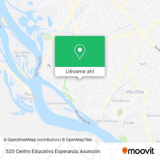 Mapa de 520 Centro Educativo Esperanza