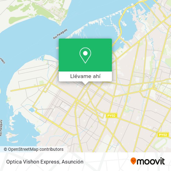 Mapa de Optica Vishon Express