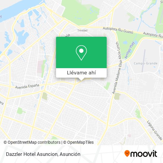Mapa de Dazzler Hotel Asuncion