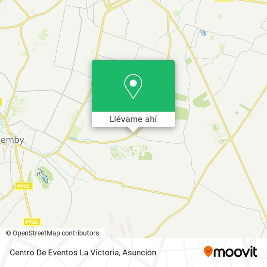 Mapa de Centro De Eventos La Victoria