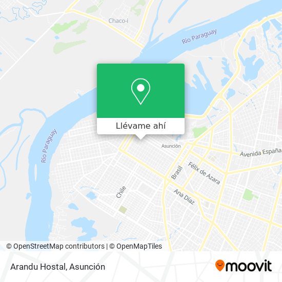 Mapa de Arandu Hostal