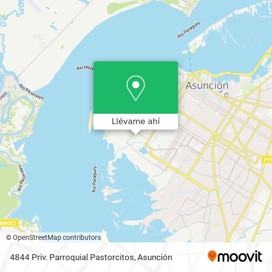 Mapa de 4844 Priv. Parroquial Pastorcitos