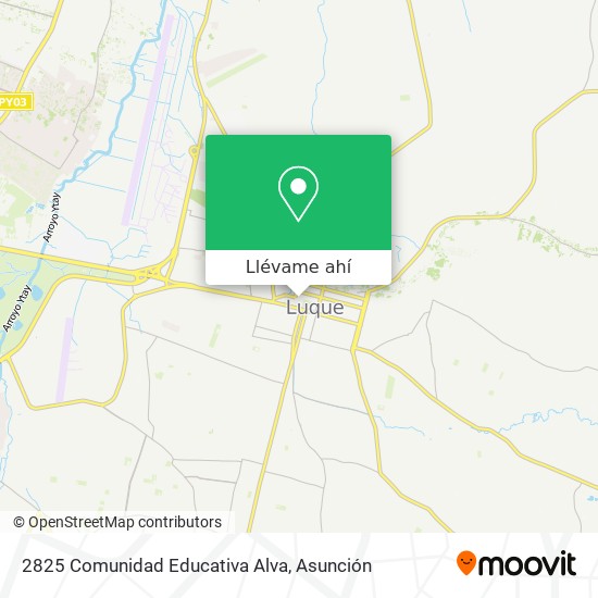 Mapa de 2825 Comunidad Educativa Alva