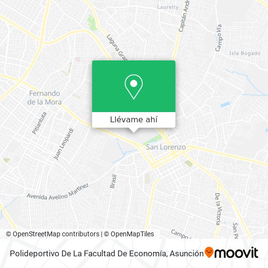 Mapa de Polideportivo De La Facultad De Economía