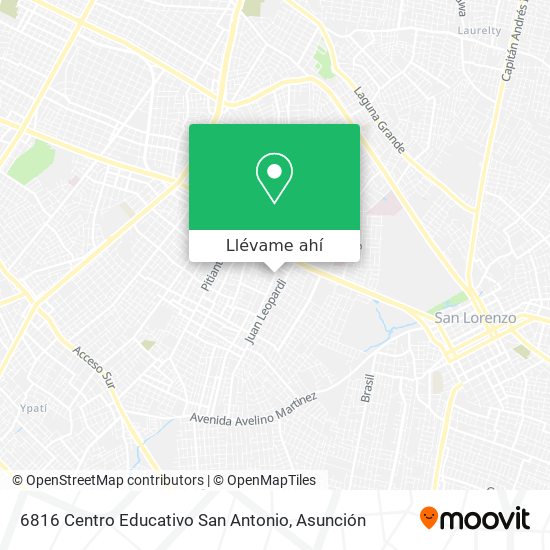 Mapa de 6816 Centro Educativo San Antonio
