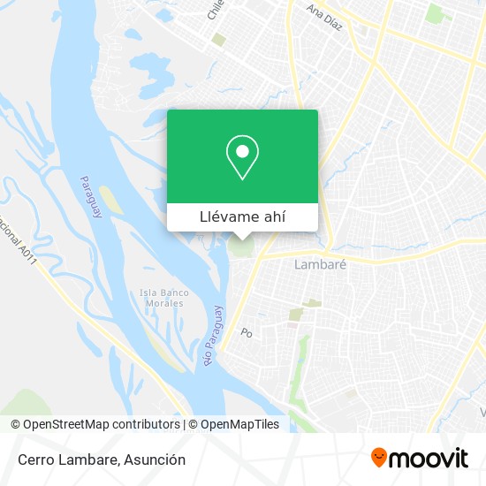 Mapa de Cerro Lambare