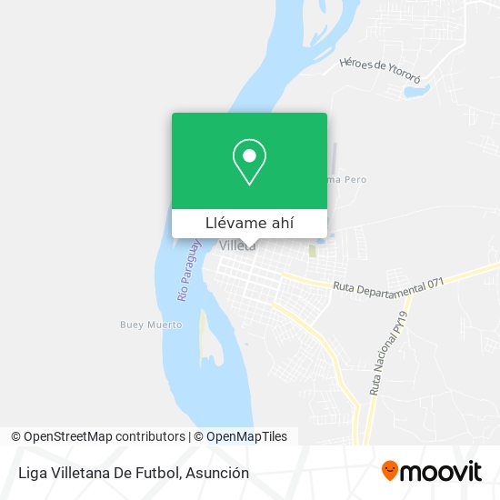 Mapa de Liga Villetana De Futbol
