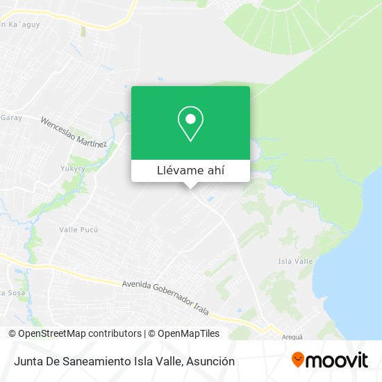 Mapa de Junta De Saneamiento Isla Valle