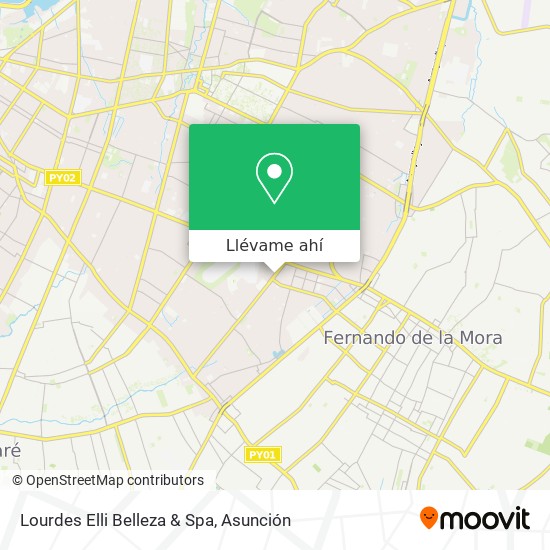 Mapa de Lourdes Elli Belleza & Spa
