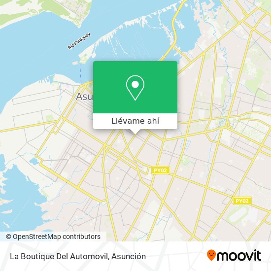 Mapa de La Boutique Del Automovil