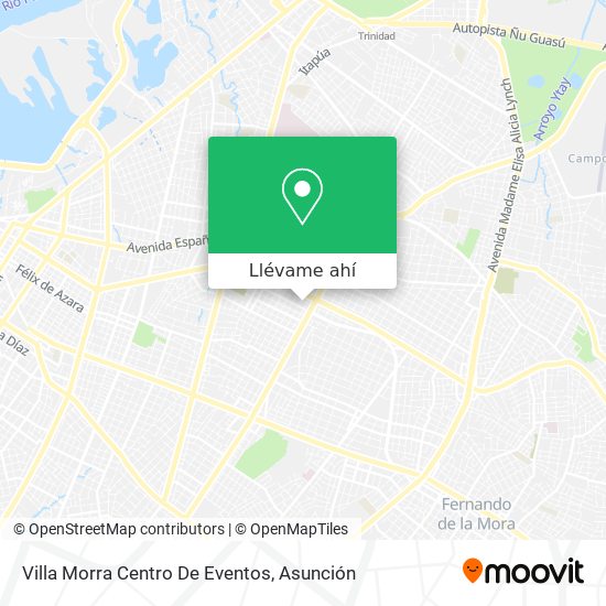Mapa de Villa Morra Centro De Eventos