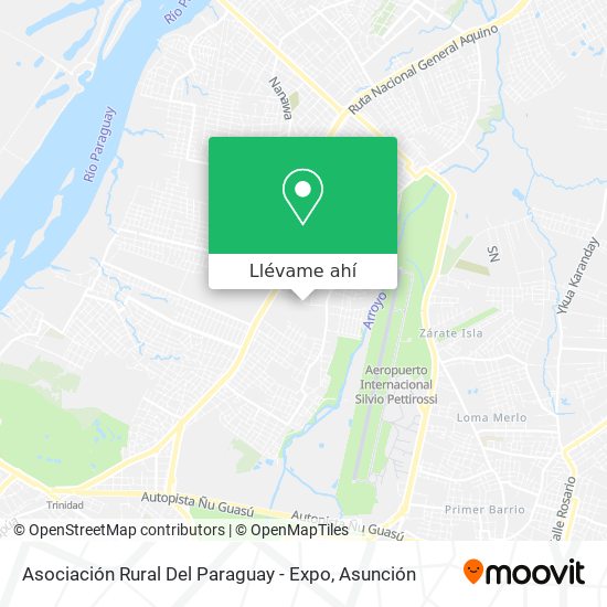 Mapa de Asociación Rural Del Paraguay - Expo